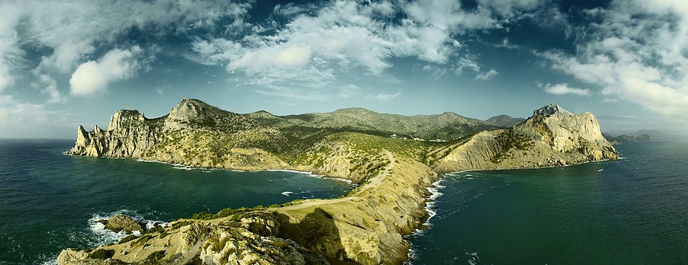 Peninsula. Novyi Svit Sanctuary, coastal aquatic system between Novyi Svit and Sudak, Autonomous Republic of Crimea Заказник «Новий Світ», Крим © Vian