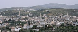 View of Arraba from the North