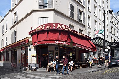 Het Cafe des 2 Moulins uit de film Le Fabuleux Destin d'Amélie Poulain