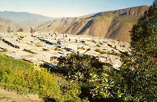 <span class="mw-page-title-main">Cajacay District</span> District in Ancash, Peru