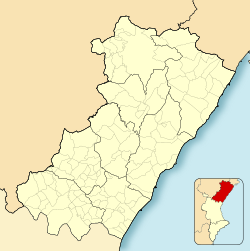 Almenara is located in Province of Castellón