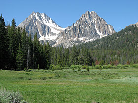 Castle and Merriam Peaks, Idaho