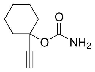 <span class="mw-page-title-main">Ethinamate</span> Pharmaceutical drug