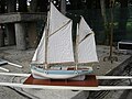 Ex-voto de bateau dans la chapelle Notre-Dame de Trézien 2.