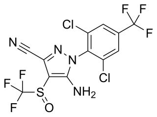 <span class="mw-page-title-main">Fipronil</span> Chemical compound