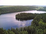 A view towards Lake Aulangonjärvi from the Aulanko tower