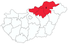 Territory of the Eparchy of Miskolc