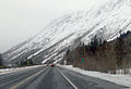 Seward Highway at mile marker 97