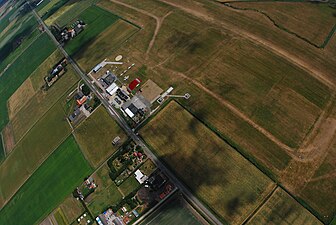 vliegveld Texel vanuit de lucht