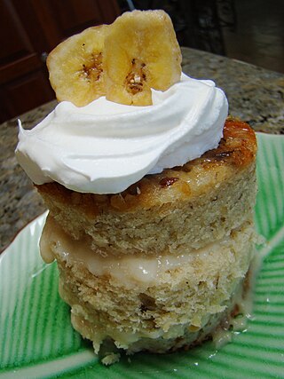 <span class="mw-page-title-main">Banana cake</span> Cake made from banana