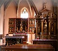 L'interno della chiesa di Santa Giuliana