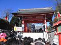 東伏見稲荷神社の初詣風景（2010年1月1日撮影）