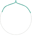 Bracket turns, in which the blade is turned counter to the curve of the lobe, making a tracing resembling a bracket ("}").