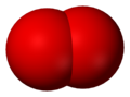 Molècula diatòmica de l'oxigen, O₂