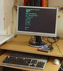 An FPGA board is being used to recreate the Vector-06C computer FPGARetrocomputing.jpg