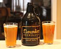 Image 14A growler of beer from Flounder Brewing, a nanobrewery in New Jersey, US (from Craft beer)