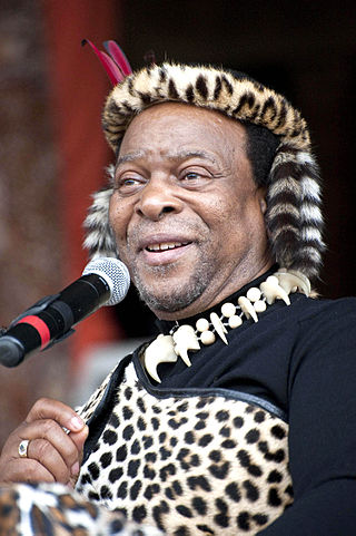 <span class="mw-page-title-main">Goodwill Zwelithini</span> King of the Zulu nation from 1968 to 2021