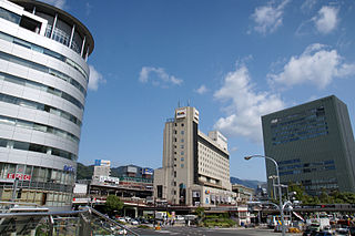 Kobe-Sannomiya Station Railway and metro station in Kobe, Japan