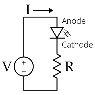 <span class="mw-page-title-main">LED circuit</span> Electrical circuit used to power a LED