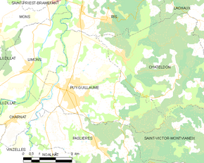 Poziția localității Puy-Guillaume