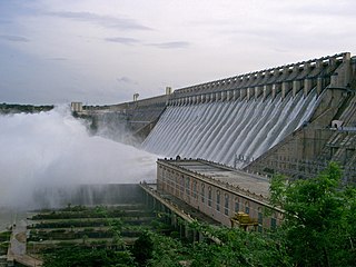 <span class="mw-page-title-main">Nagarjuna Sagar Dam</span> Dam in Andhra Pradesh & Nalgonda district, Telangana