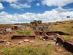 Ruines du complexe de Pumapunku.