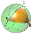 Spherical triangle