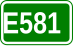 Europese weg 581