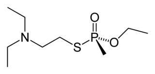 <span class="mw-page-title-main">VM (nerve agent)</span> Chemical compound