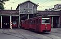 Stadtbahnwagen in der Hauptwerkstätte Rudolfsheim, 1971