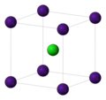 Estructura del clorur de cesi '"`UNIQ--postMath-0000000C-QINU`"'.