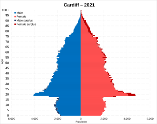 <span class="mw-page-title-main">Demographics of Cardiff</span> Population study of Cardiff, Wales