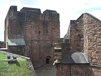 Despite years of neglect, Carlisle Castle remained a formidable obstacle CarlisleCastle002.JPG