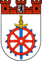 Wappen bzw. Symbol des ehemaligen Bezirks Weißensee bzw. ohne Mauerkrone der ehemaligen Landgemeinde Weißensee