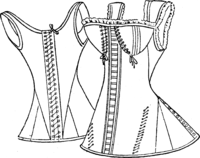 Корсет около 1830 года.