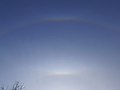 Probably supralateral arc with 22° halo and upper tangent arc in Hamburg, Germany