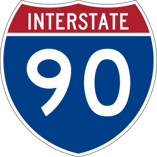 <span class="mw-page-title-main">Interstate 90 in South Dakota</span> Section of Interstate Highway in South Dakota, United States