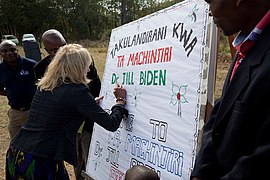 Jill Biden visits Malawi, July 2016 17.jpg