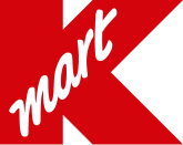 Kmart's red classic logo (1990-2004) Kmart logo 1990s.svg