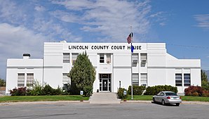 Lincoln County Courthouse, gelistet im NRHP Nr. 02000820[1]