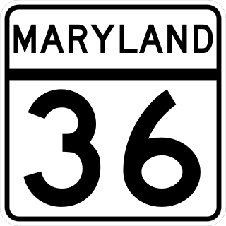 <span class="mw-page-title-main">Maryland Route 36</span> State highway in Allegany County, Maryland, US