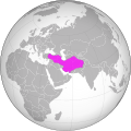 Median Empire (678-549 BC) in 600 BC.