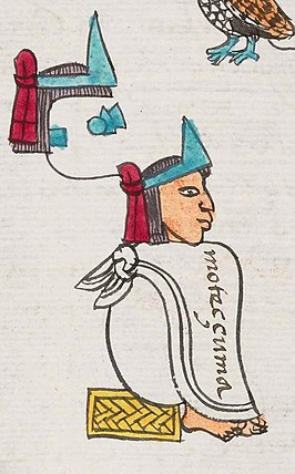 Motecuhzoma II Codex Mendoza (detail folia 15v)