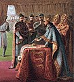 Koning Jan ondertekend de Magna Charta