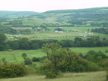 Vue générale du site de la grande villa de Reinheim en 2009.