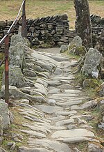 Thumbnail for File:Slater Bridge- 'and did those feet ...' - geograph.org.uk - 5094024.jpg