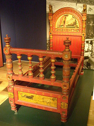 <span class="mw-page-title-main">The Red Bed</span> Piece of painted furniture