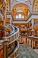 The Phase III Expansion (opened on October 22, 2004) entrance hall is dominated by spiral escalators, circa 2011