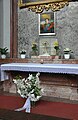 Side altar with painting of Emperor Karl I