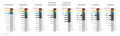 Image 20Formation of anterior segments across arthropod taxa based on gene expression and neuroanatomical observations, Note the chelicera(Ch) and chelifore(Chf) arose from somite 1 and thus correspond to the first antenna(An/An1) of other arthropods. (from Chelicerata)